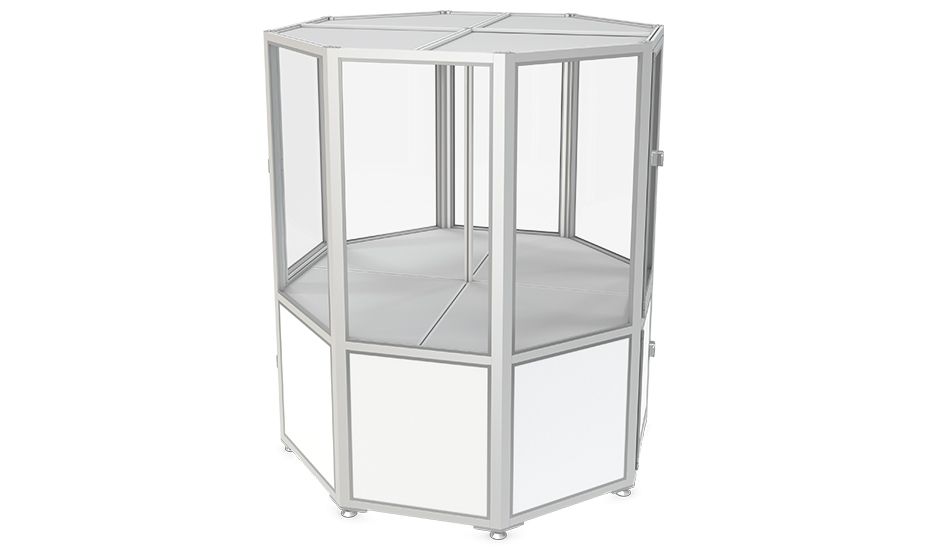 Cabine compacte pour les mouvements rotatifs